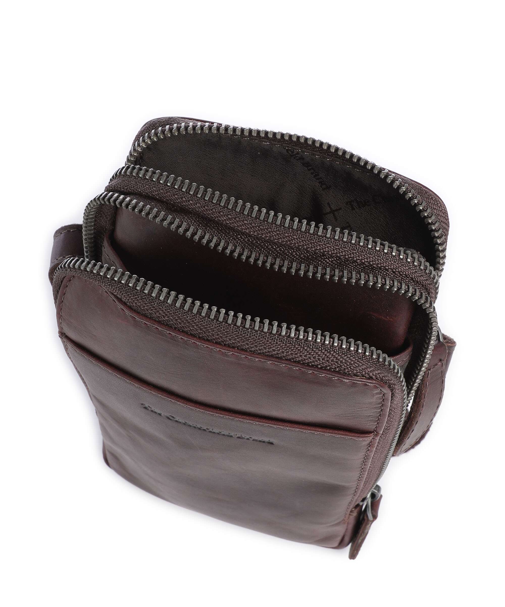 The Chesterfield Brand Wax Pull Up Cow Alesund Phone bag brown