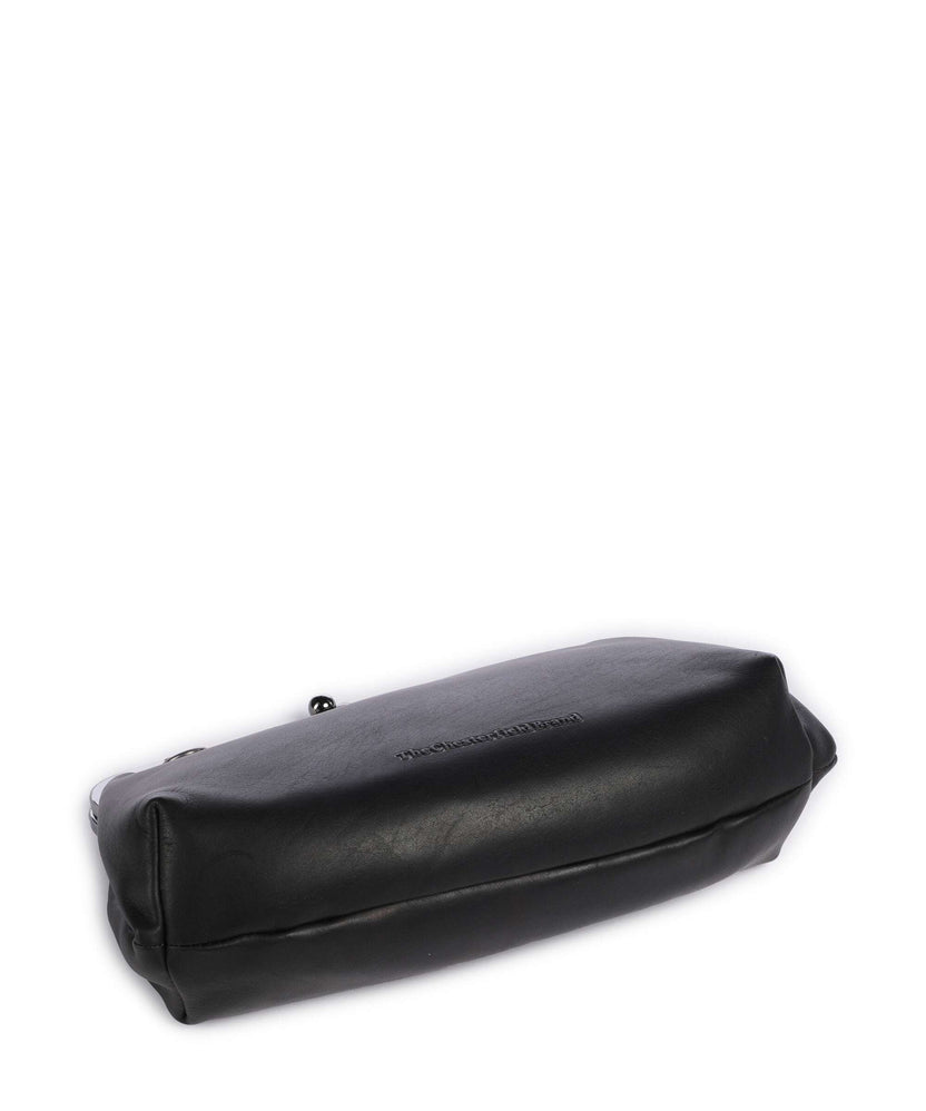 The Chesterfield Brand Cow Wax Pull Up Andrade Shoulder bag black