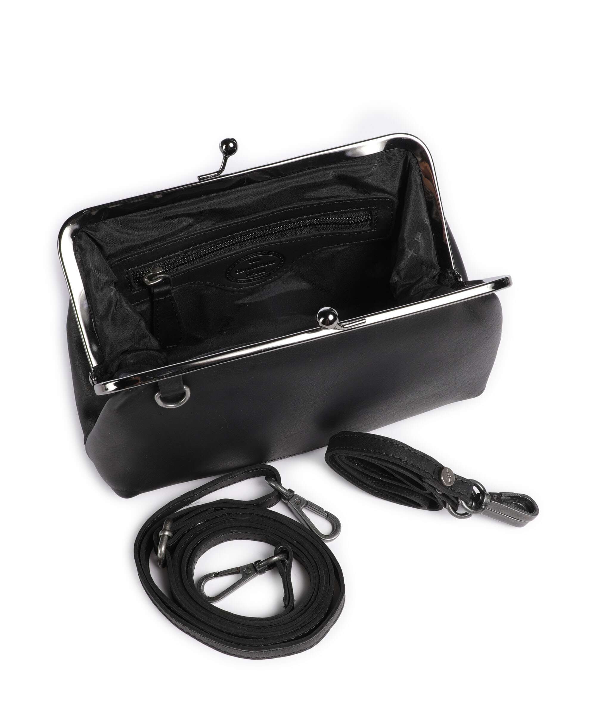 The Chesterfield Brand Wax Pull Up Cow Andrade Shoulder bag black