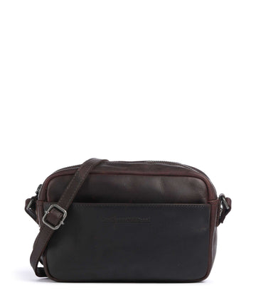 The Chesterfield Brand Cow Wax Pull Up Arona Olkalaukku brown