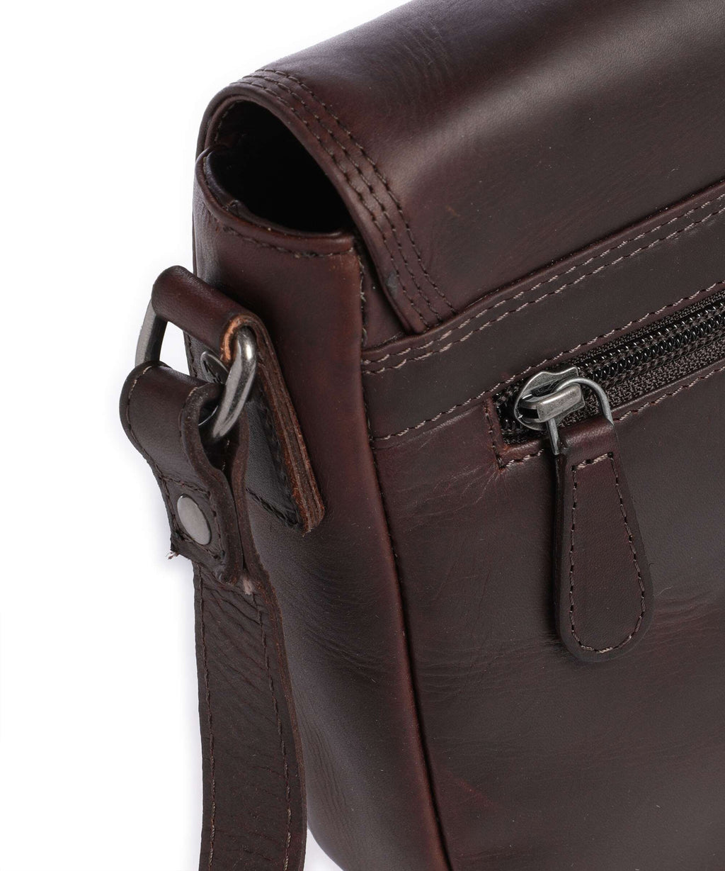 The Chesterfield Brand Wax Pull Up Cow Lucian Crossbody bag brown
