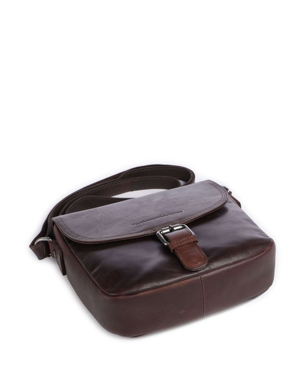 The Chesterfield Brand Wax Pull Up Cow Lucian Crossbody bag brown