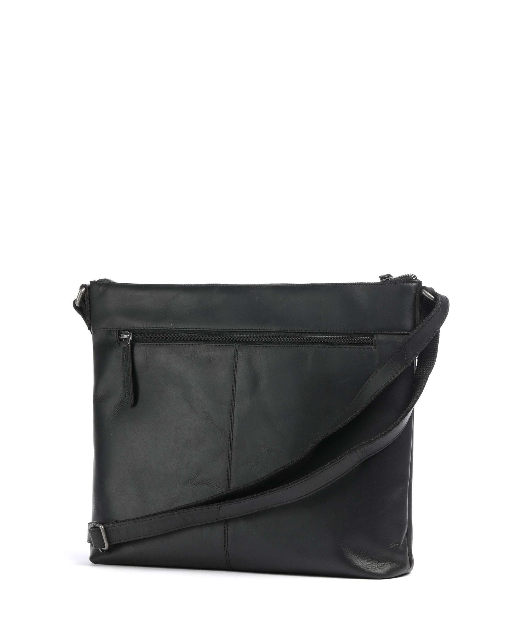 The Chesterfield Brand Wax Pull Up Cow Cartagena Crossbody bag black