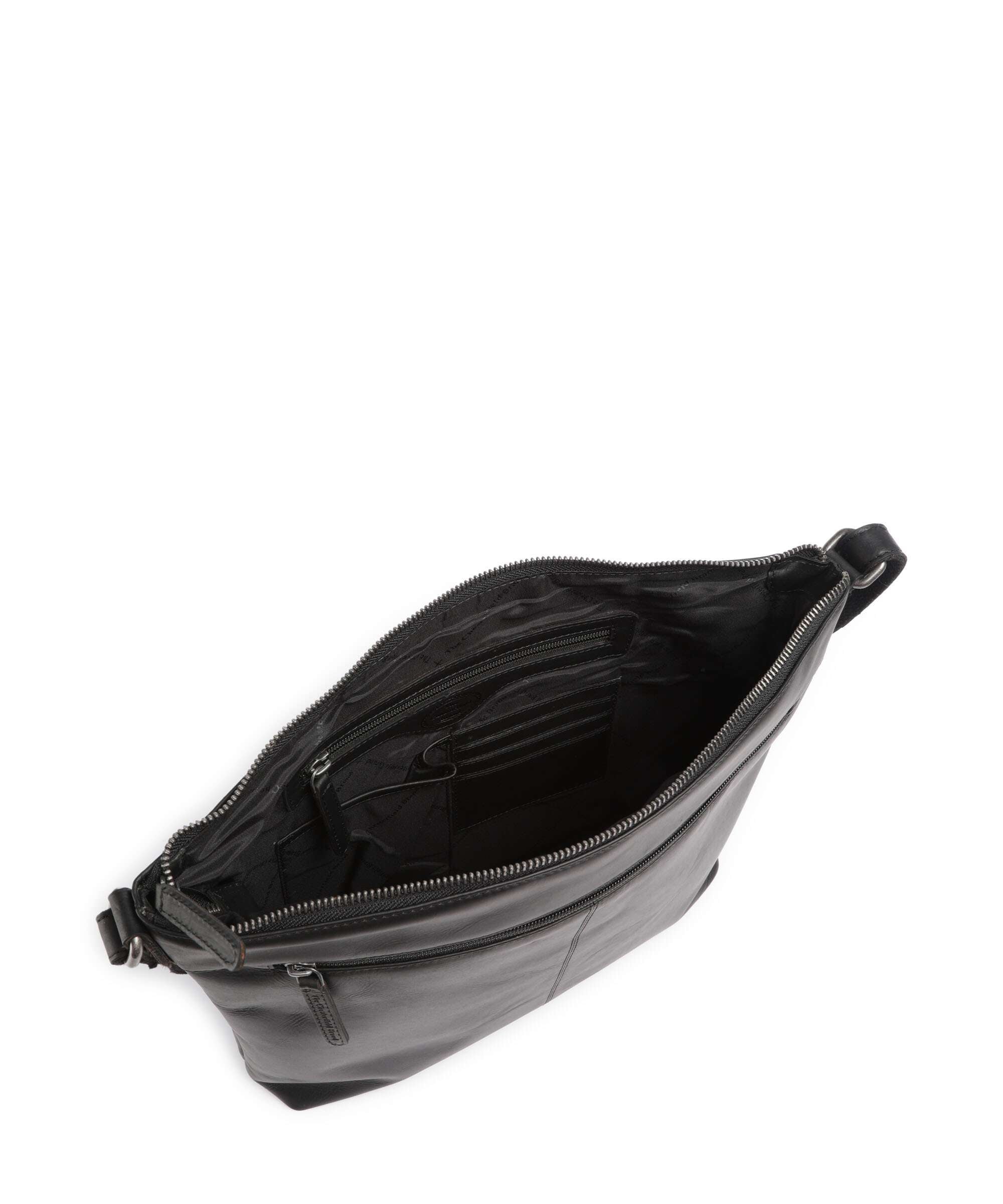 The Chesterfield Brand Wax Pull Up Cow Cartagena Crossbody bag black
