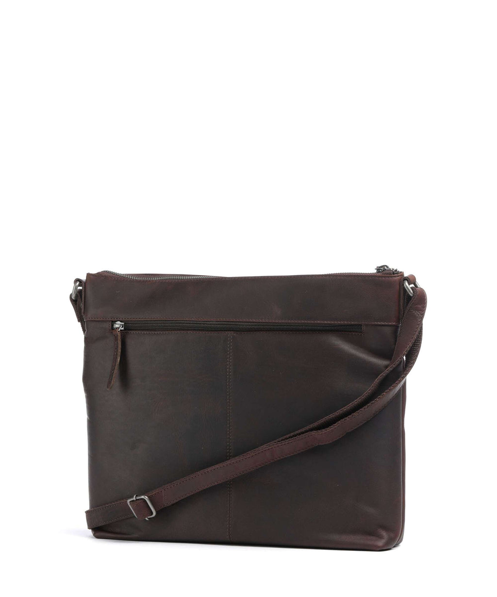 The Chesterfield Brand Wax Pull Up Cow Cartagena Crossbody bag brown