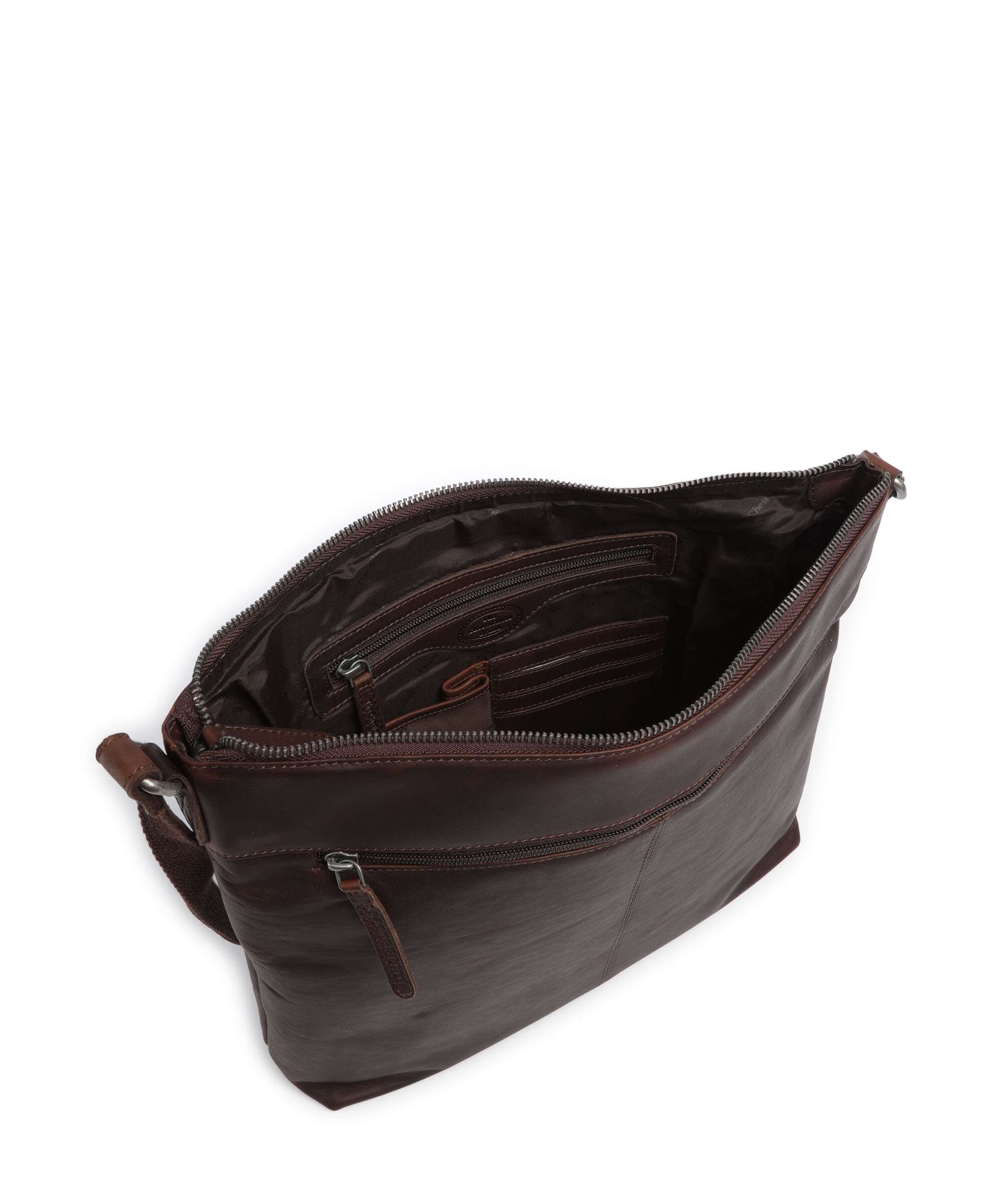 The Chesterfield Brand Wax Pull Up Cow Cartagena Crossbody bag brown