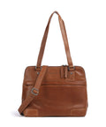 The Chesterfield Brand Wax Pull Up Cow Belgrado Shoulder bag cognac