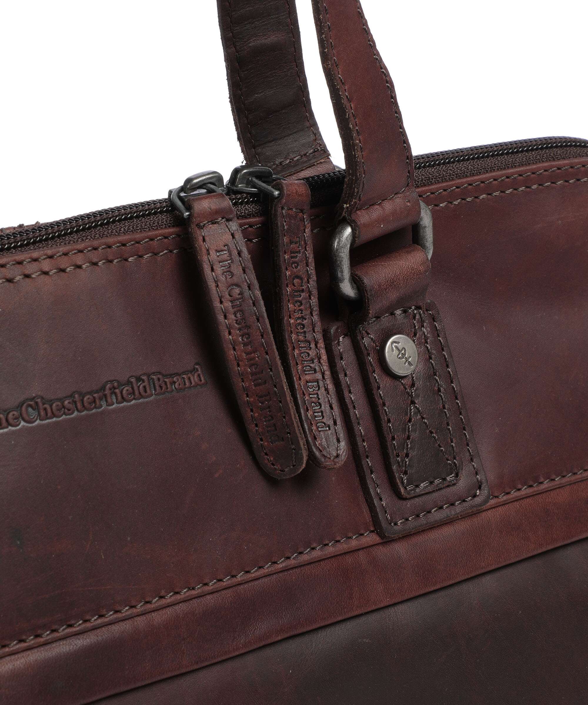 The Chesterfield Brand Wax Pull Up Cow Branson Shoulder bag brown