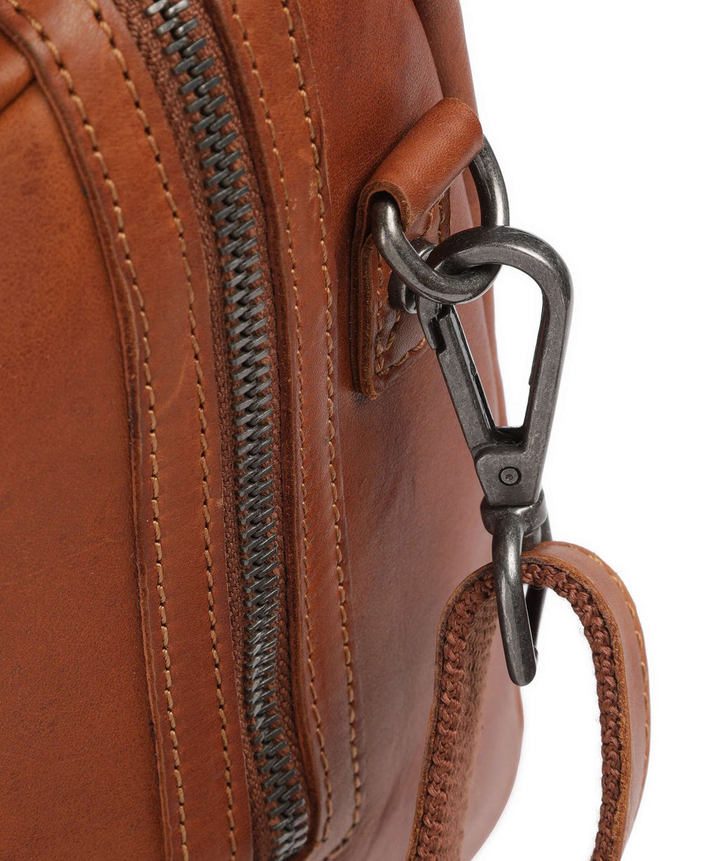 The Chesterfield Brand Wax Pull Up Cow Langton Handbag cognac