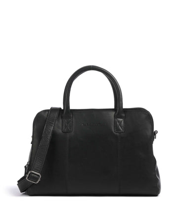 The Chesterfield Brand Cow Wax Pull Up Layton Käsilaukku black