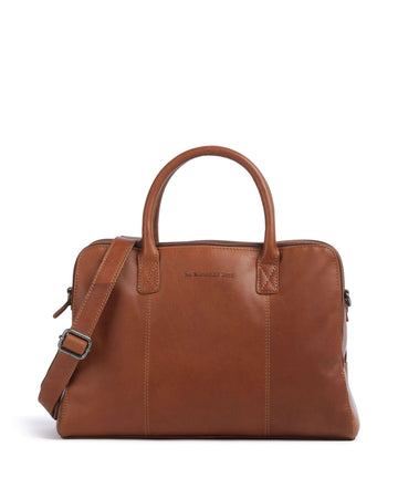 The Chesterfield Brand Cow Wax Pull Up Layton Käsilaukku cognac