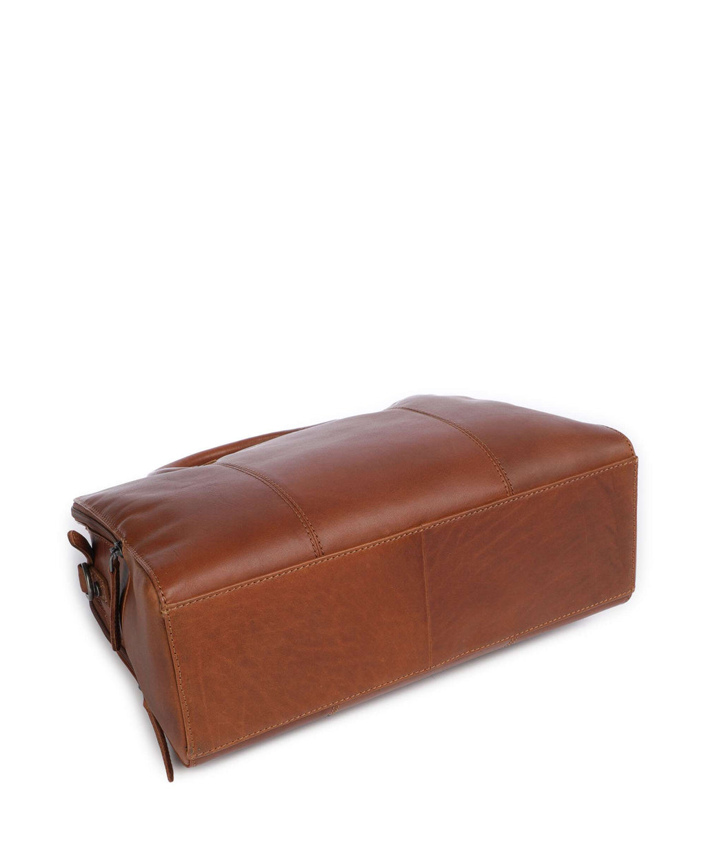 The Chesterfield Brand Wax Pull Up Cow Layton Handbag cognac