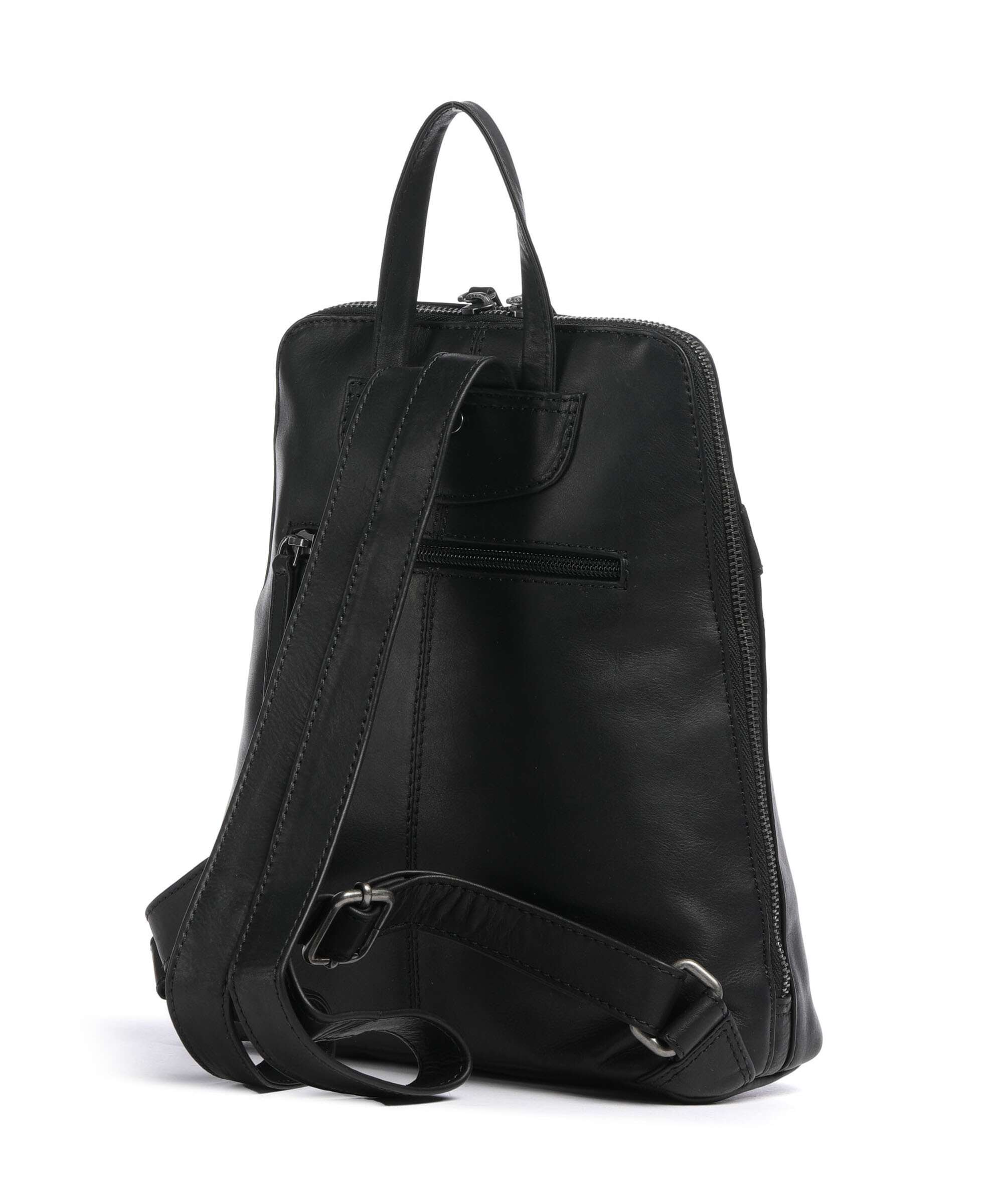The Chesterfield Brand Wax Pull Up Cow Linford Backpack black