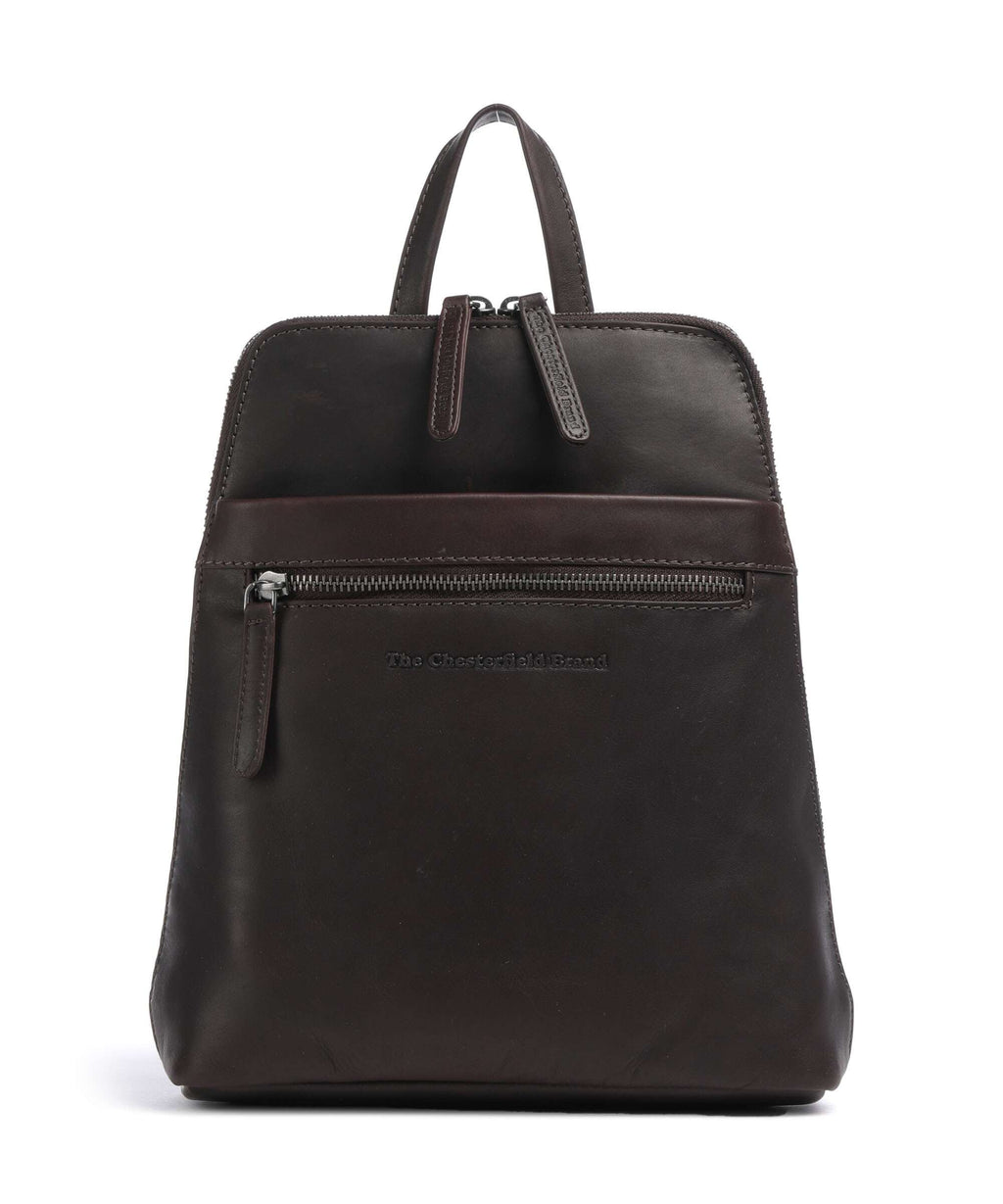 The Chesterfield Brand Wax Pull Up Cow Linford Backpack brown