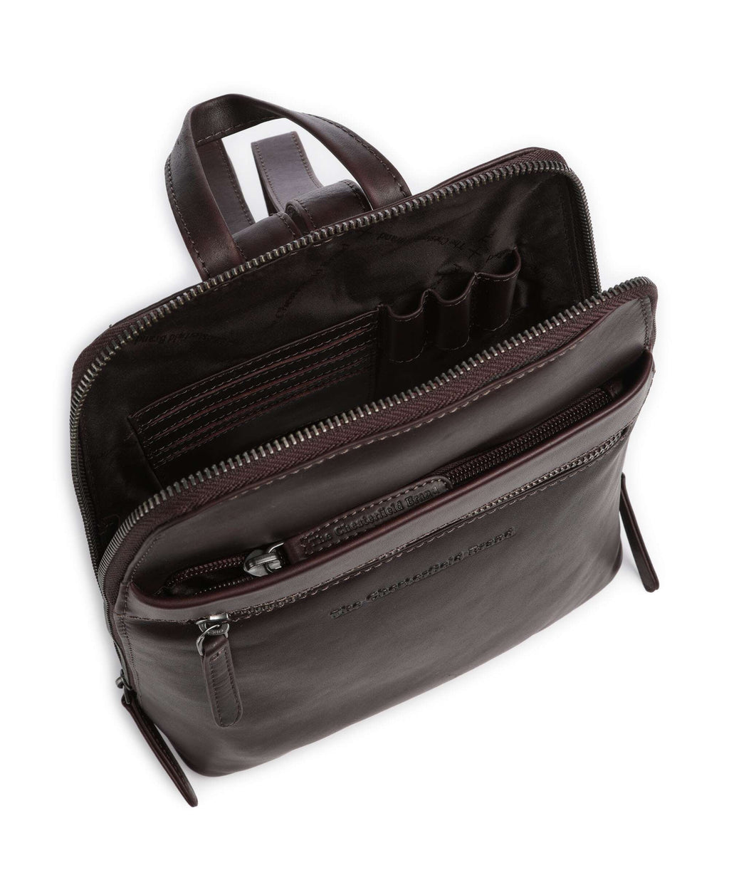 The Chesterfield Brand Wax Pull Up Cow Linford Backpack brown