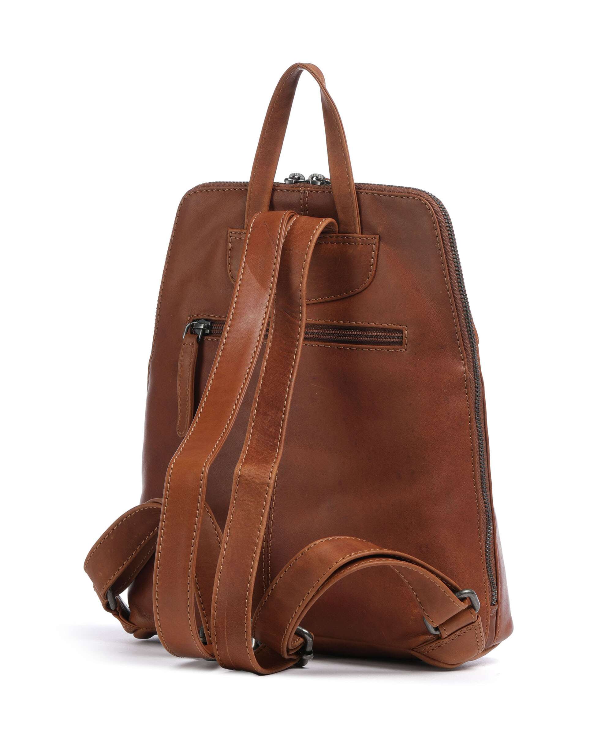 The Chesterfield Brand Wax Pull Up Cow Linford Backpack cognac