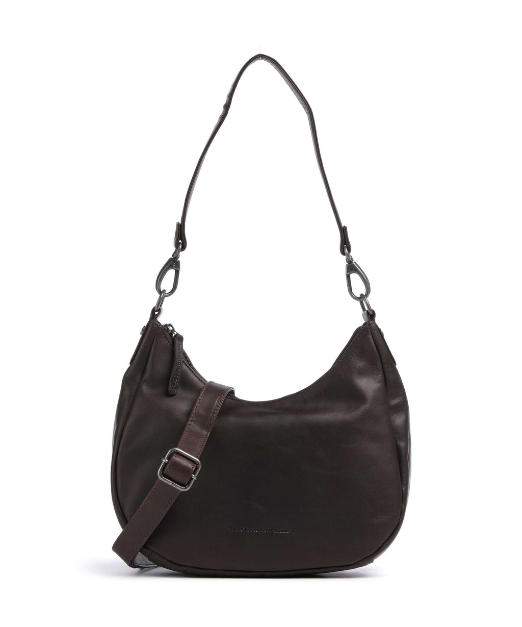 The Chesterfield Brand Wax Pull Up Cow Alexandria Shoulder bag brown