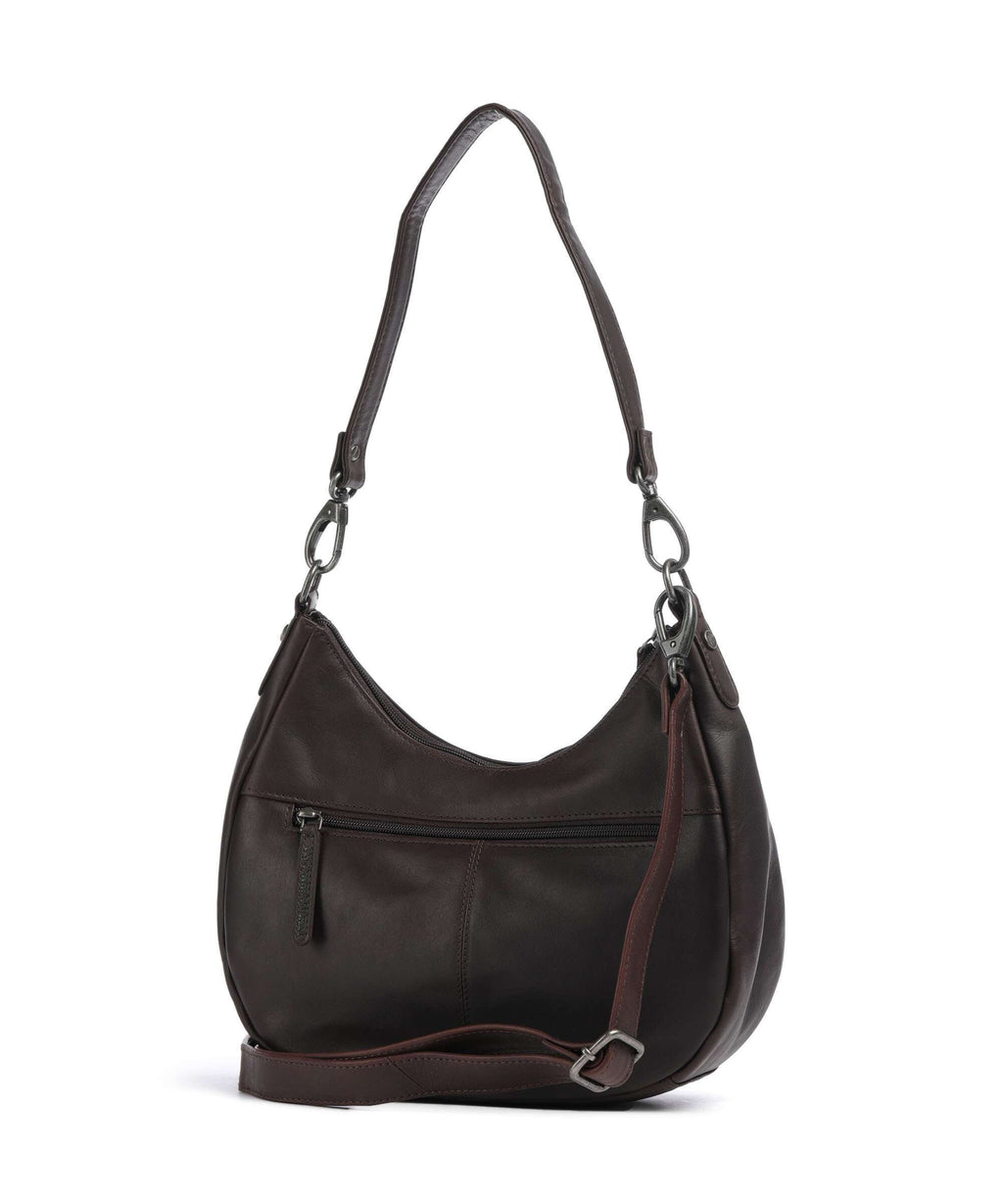 The Chesterfield Brand Wax Pull Up Cow Alexandria Shoulder bag brown