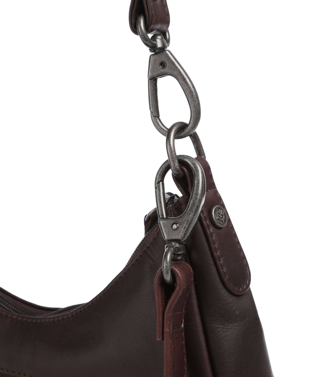 The Chesterfield Brand Wax Pull Up Cow Alexandria Shoulder bag brown