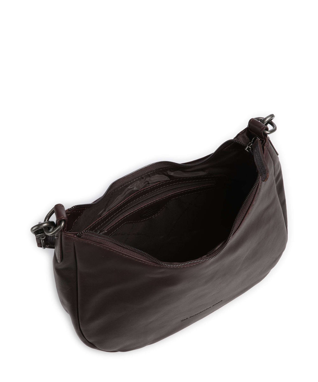 The Chesterfield Brand Wax Pull Up Cow Alexandria Shoulder bag brown