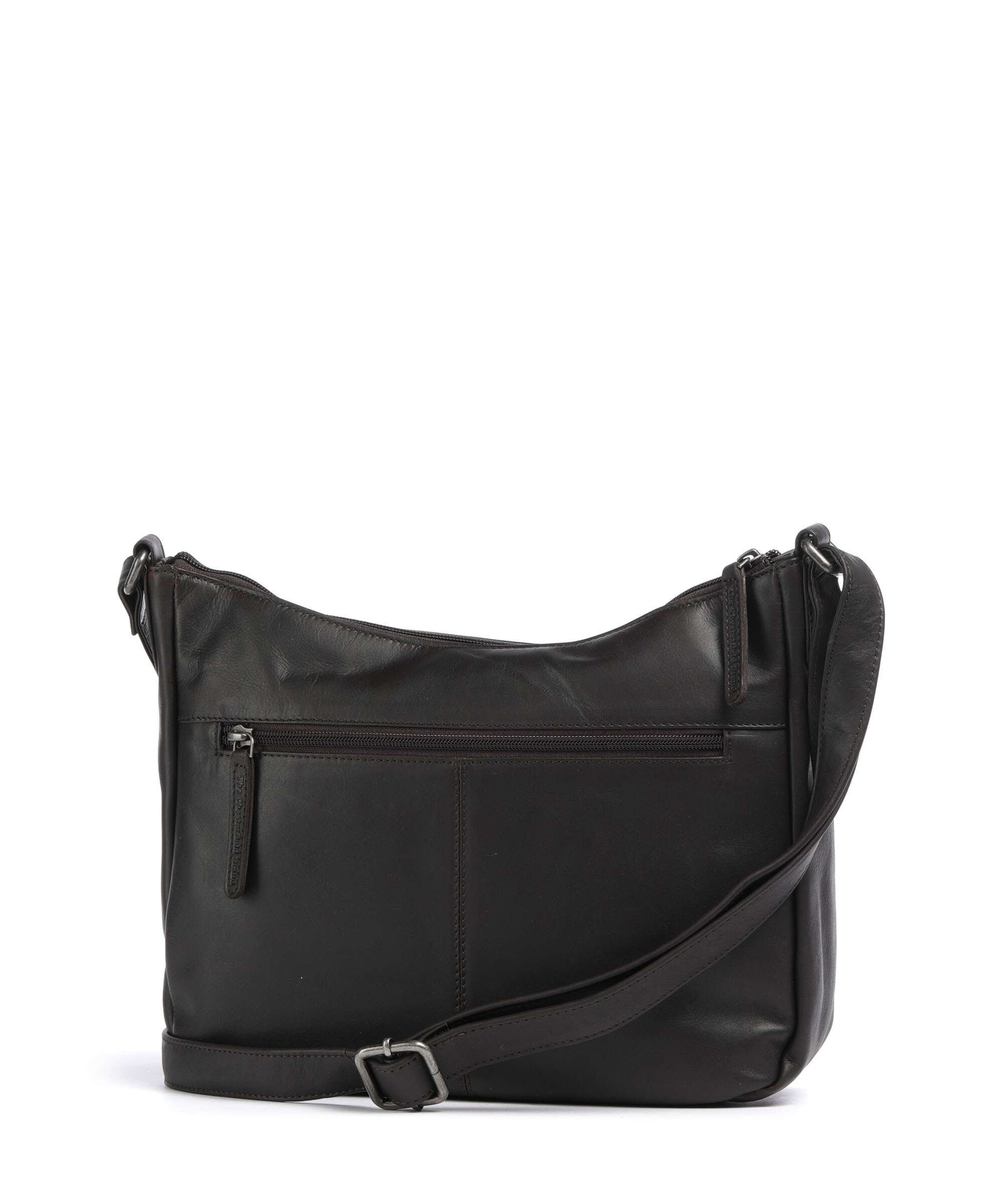 The Chesterfield Brand Cow Wax Pull Up Loraine Crossbody bag brown