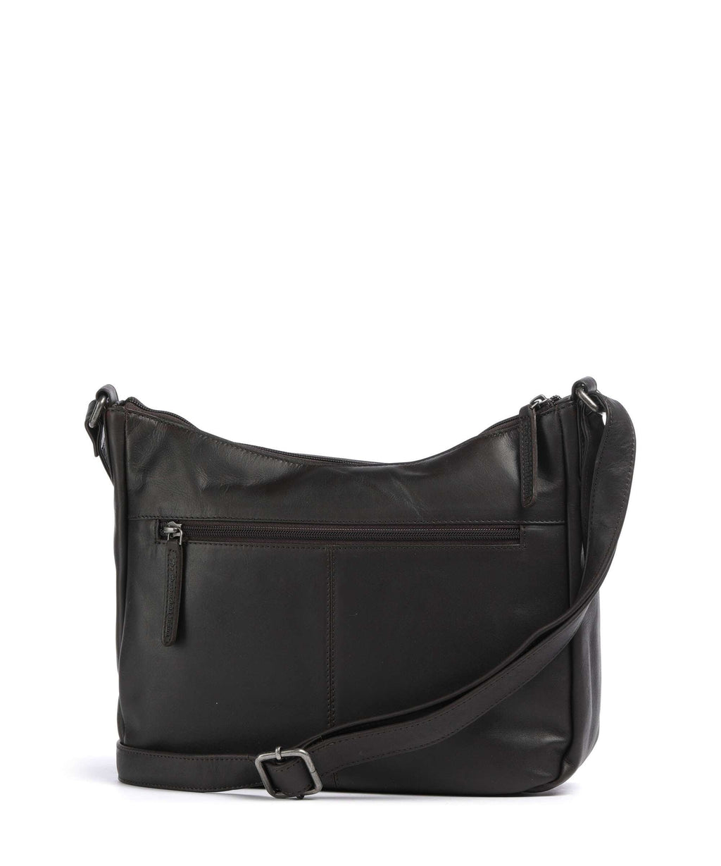 The Chesterfield Brand Wax Pull Up Cow Loraine Crossbody bag brown