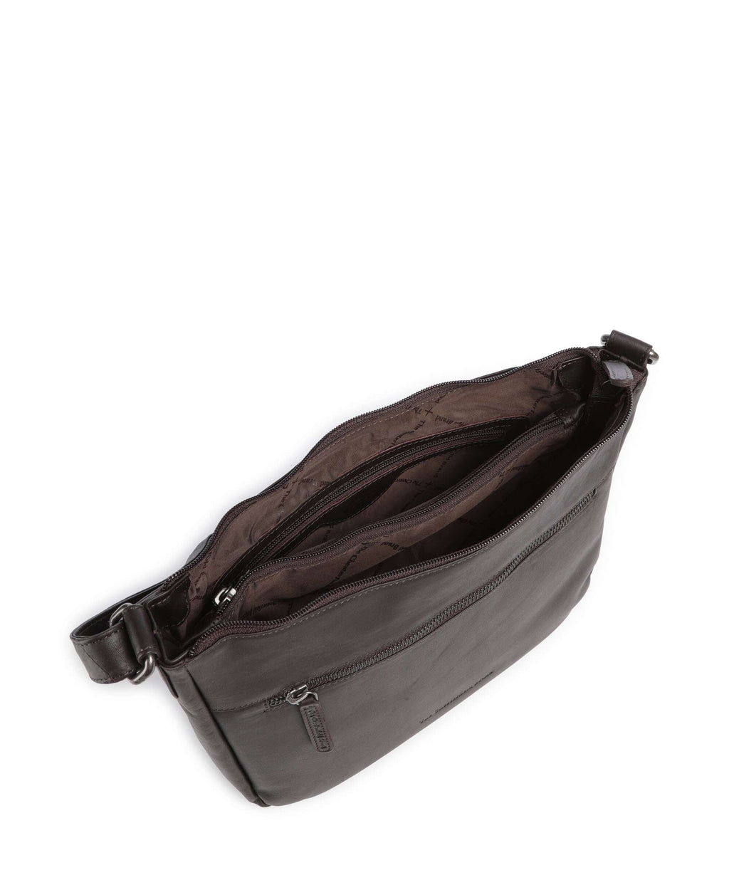 The Chesterfield Brand Wax Pull Up Cow Loraine Crossbody bag brown