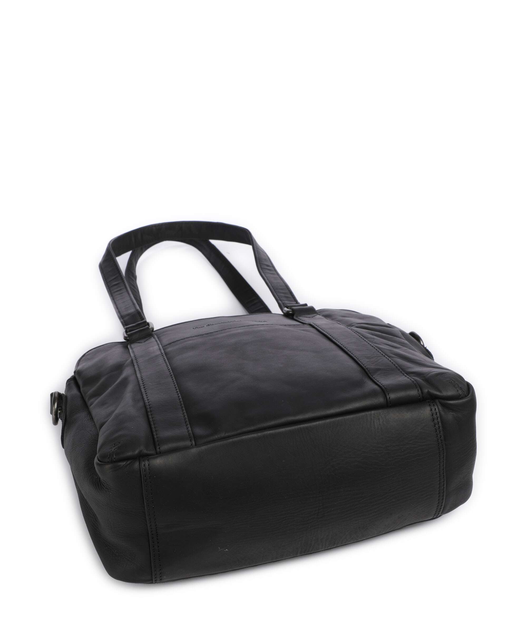 The Chesterfield Brand Wax Pull Up Cow Porlezza Shoulder bag black