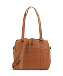 The Chesterfield Brand Cow Wax Pull Up Porlezza Olkalaukku cognac