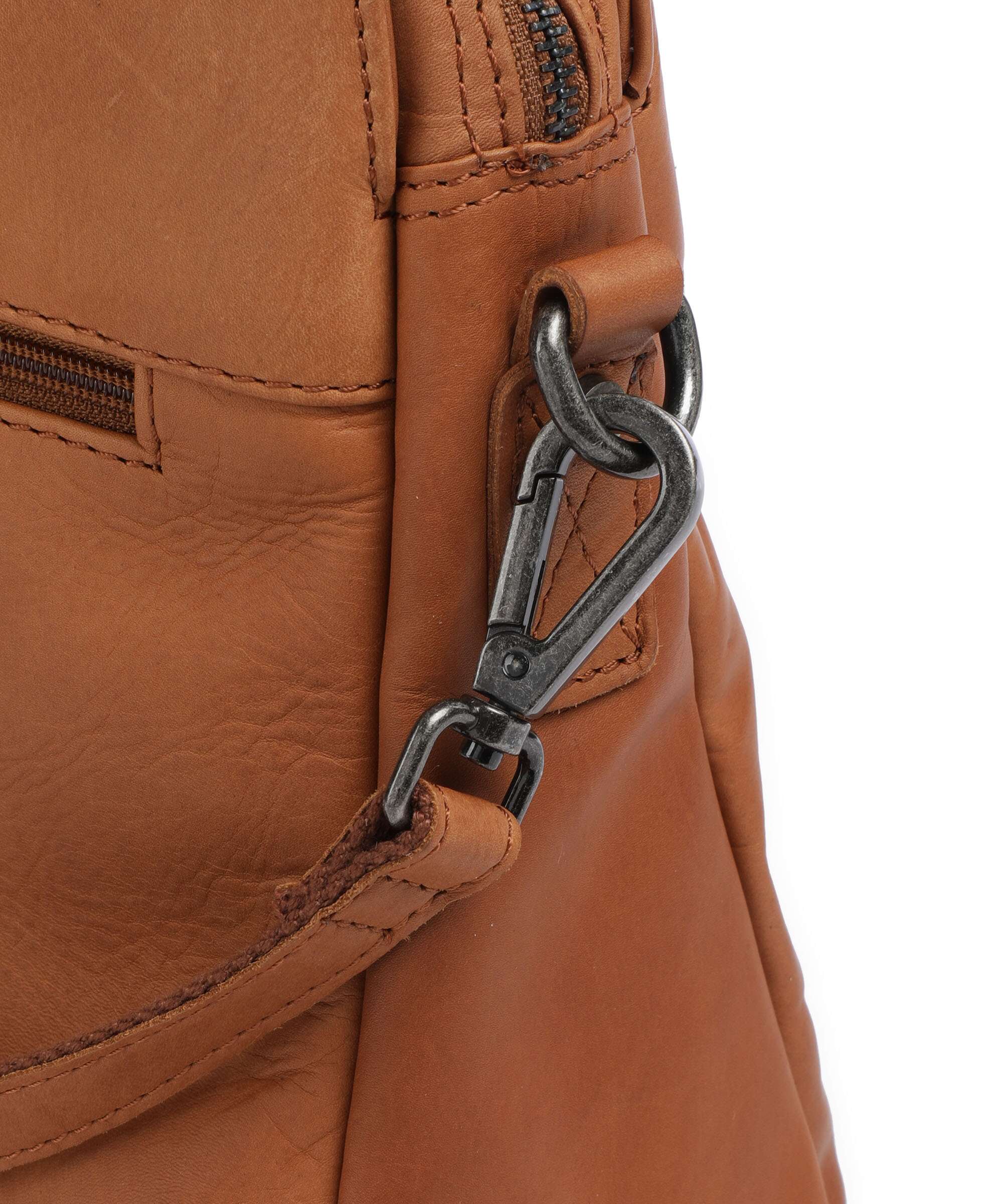 The Chesterfield Brand Wax Pull Up Cow Pretoria Shoulder bag cognac