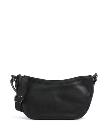 The Chesterfield Brand Cow Wax Pull Up Piemonte Olkalaukku black