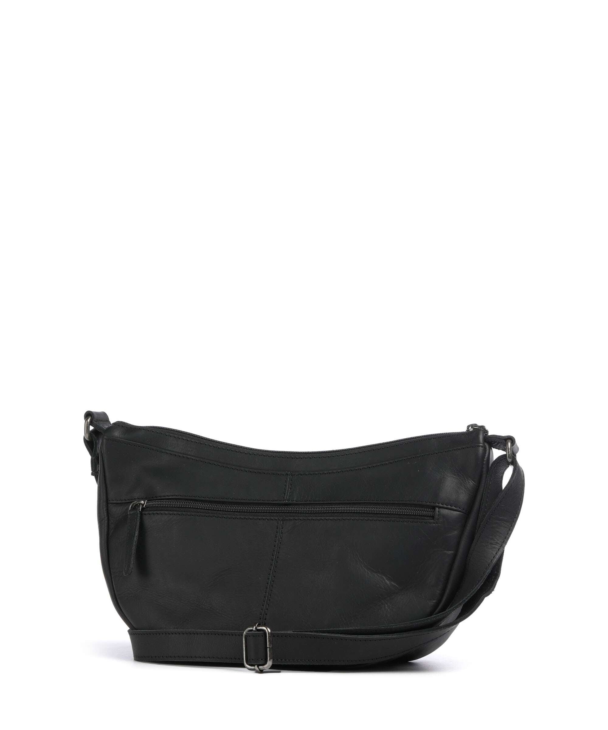 The Chesterfield Brand Wax Pull Up Cow Piemonte Crossbody bag black