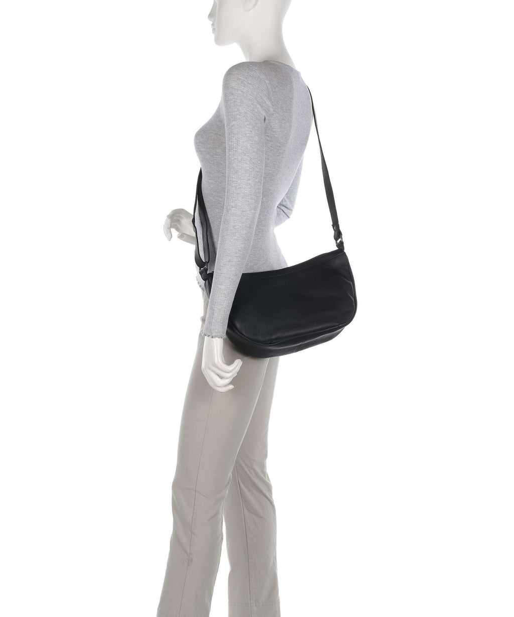 The Chesterfield Brand Wax Pull Up Cow Piemonte Crossbody bag black