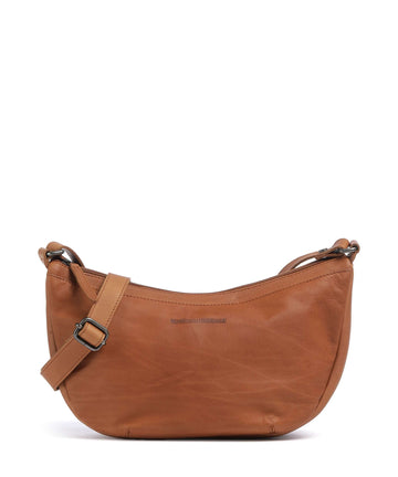 The Chesterfield Brand Cow Wax Pull Up Piemonte Olkalaukku cognac