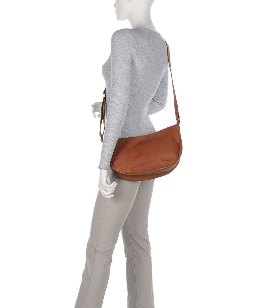 The Chesterfield Brand Cow Wax Pull Up Piemonte Crossbody bag cognac