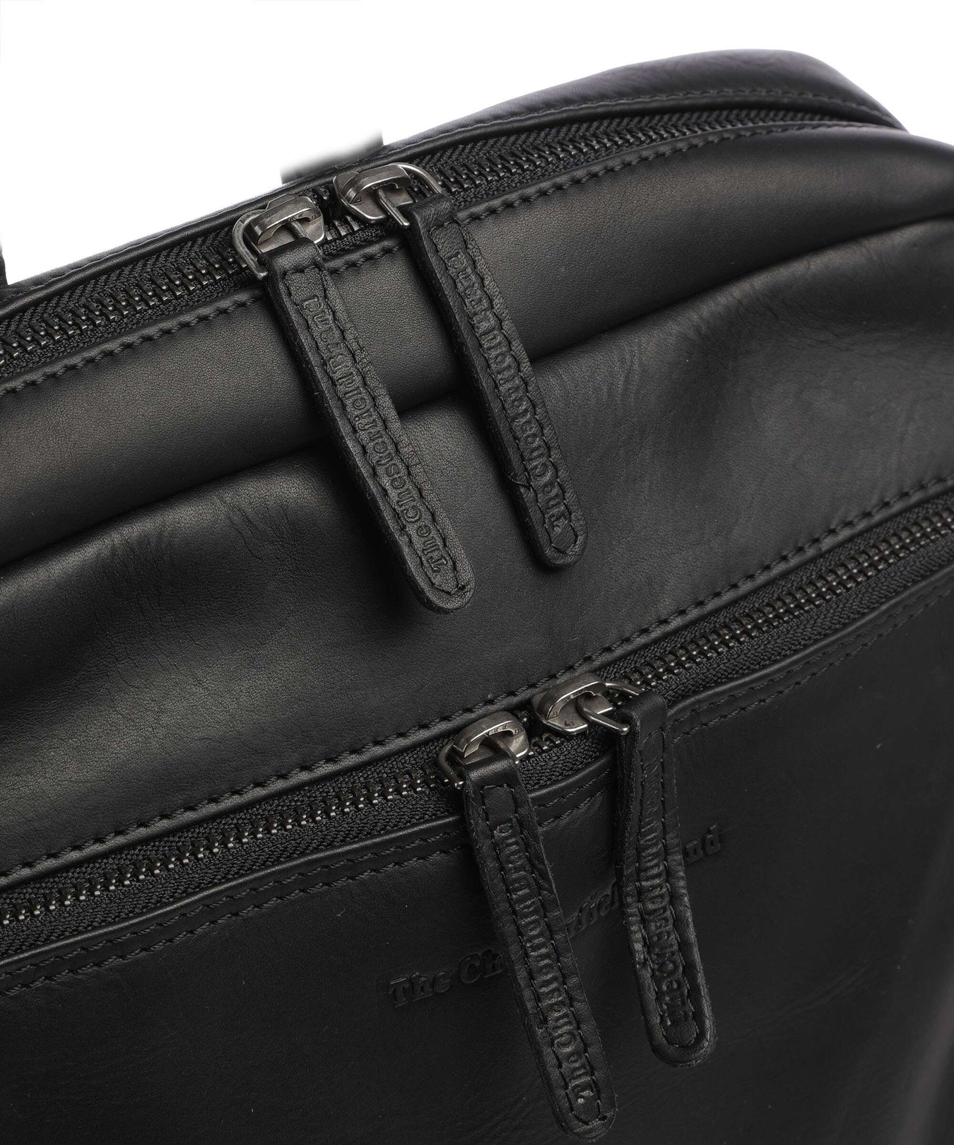 The Chesterfield Brand Cow Wax Pull Up Jasper Backpack black