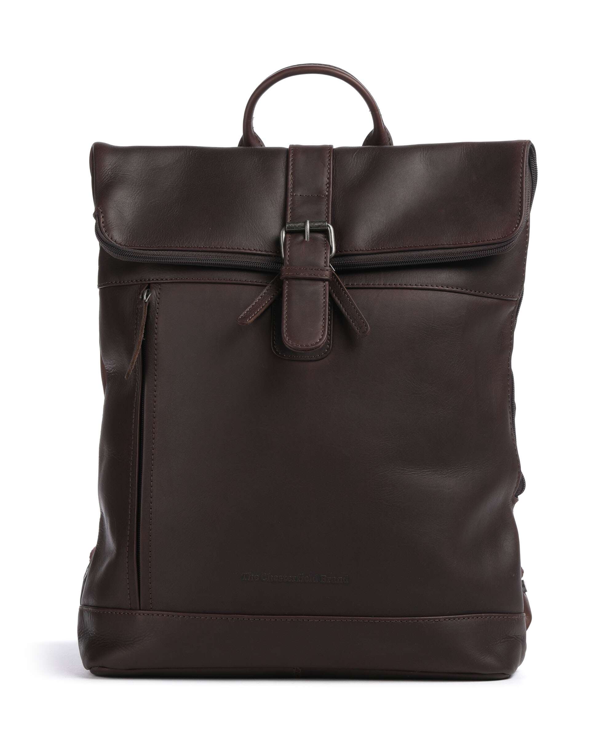 The Chesterfield Brand Wax Pull Up Cow Larsson Backpack brown