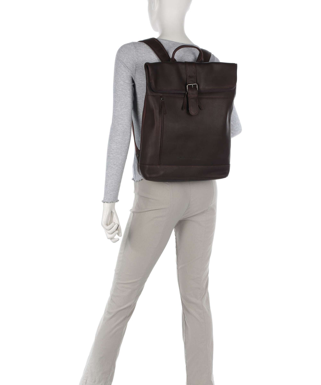 The Chesterfield Brand Wax Pull Up Cow Larsson Backpack brown