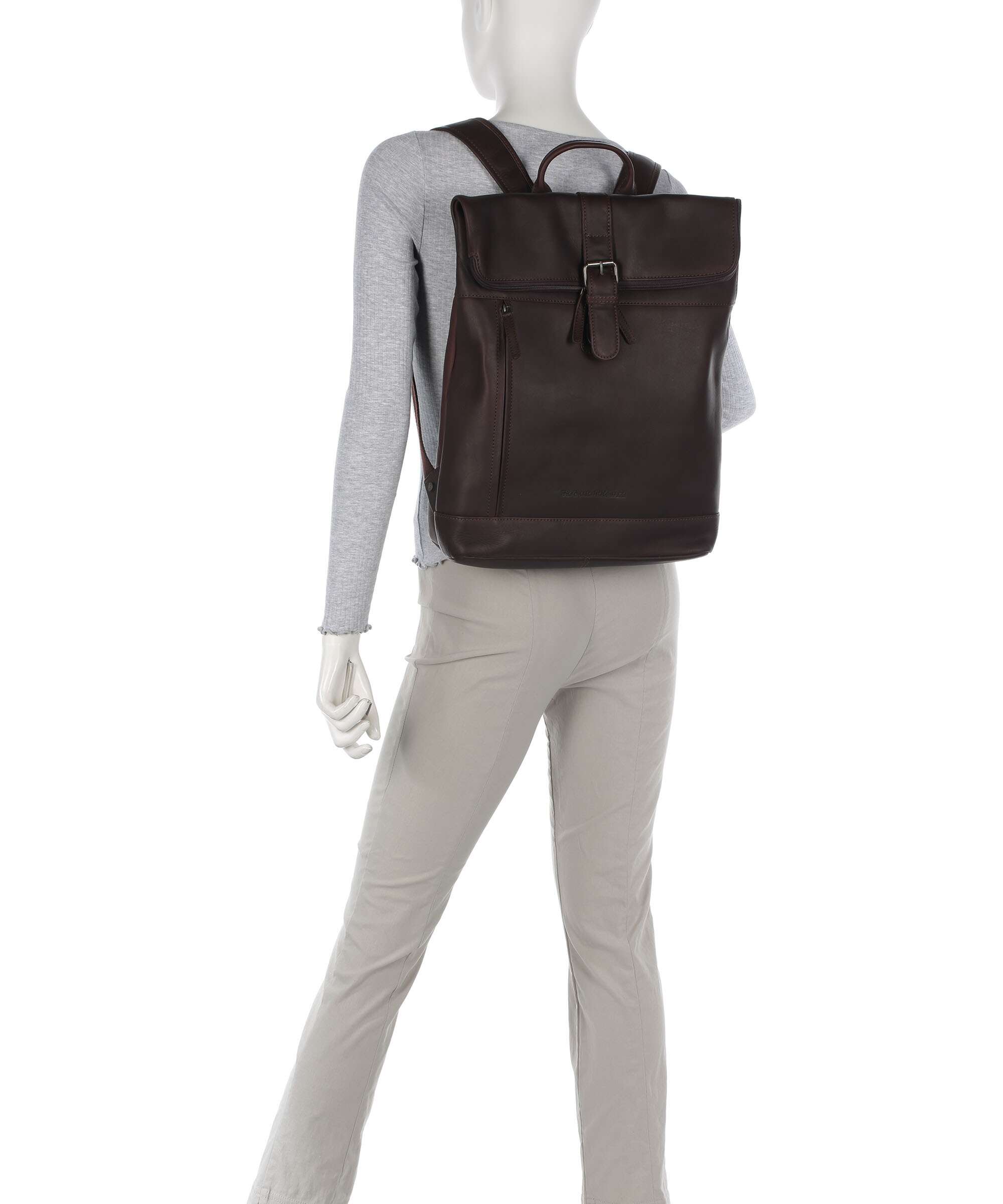 The Chesterfield Brand Wax Pull Up Cow Larsson Backpack brown