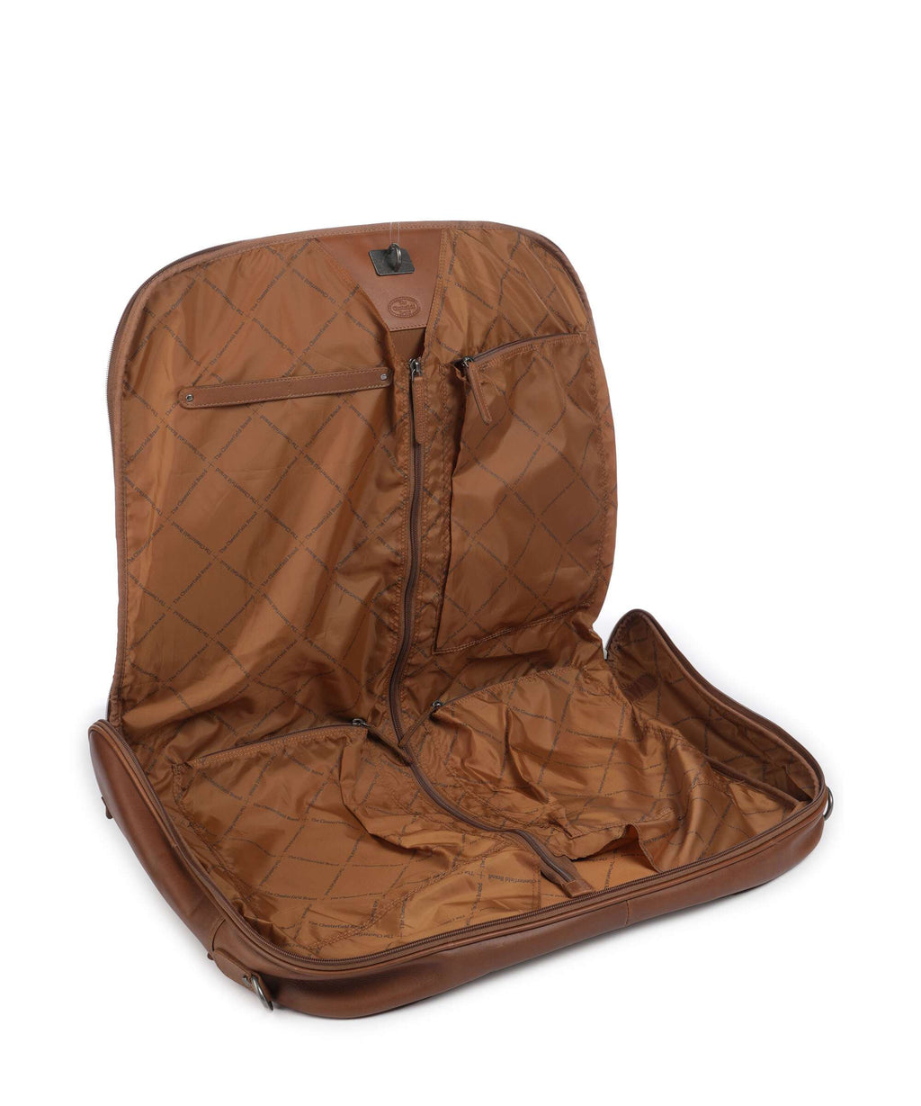 The Chesterfield Brand Wax Pull Up Cow Josh Garment bag cognac
