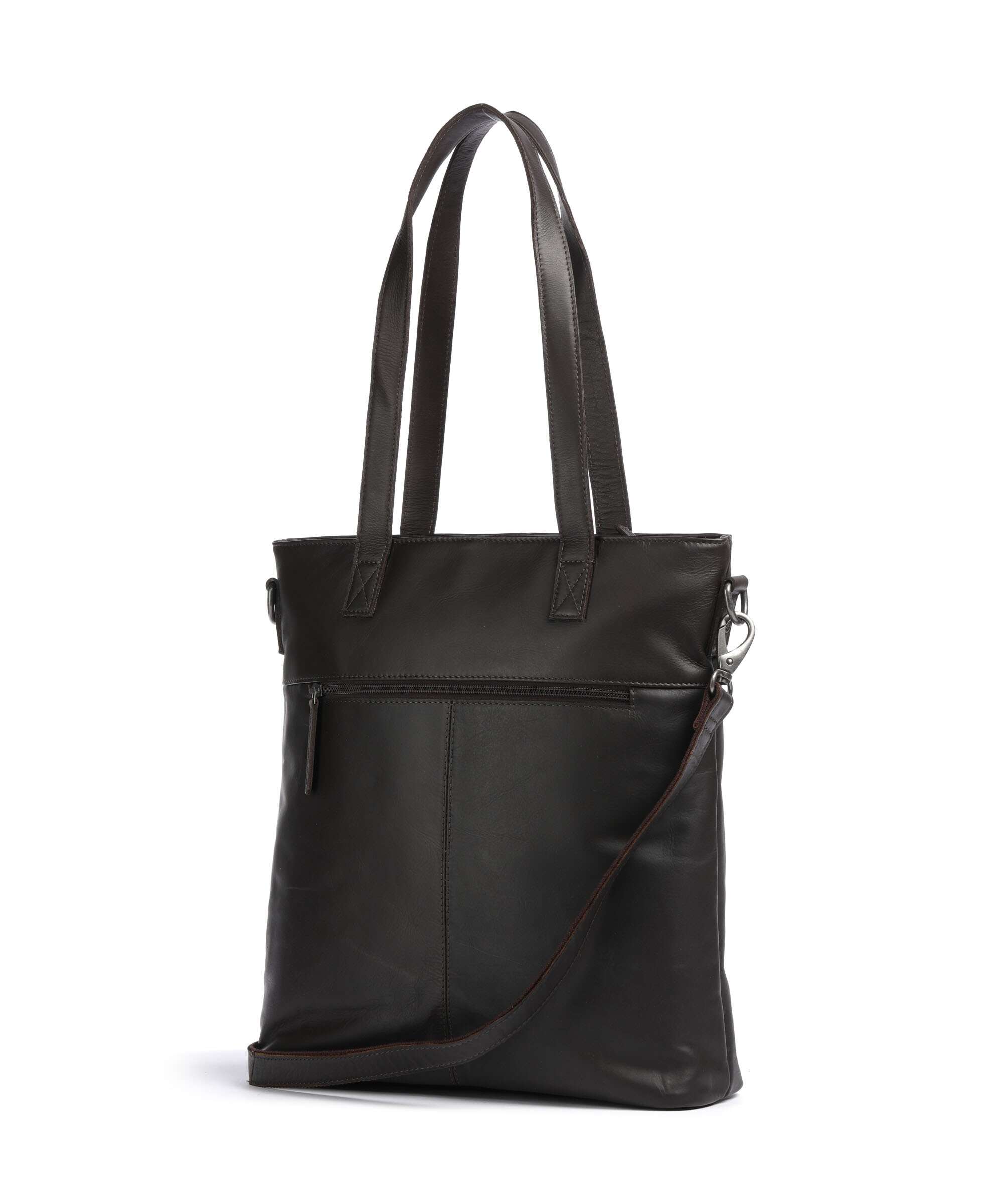 The Chesterfield Brand Wax Pull Up Cow Nunavik Tote bag brown
