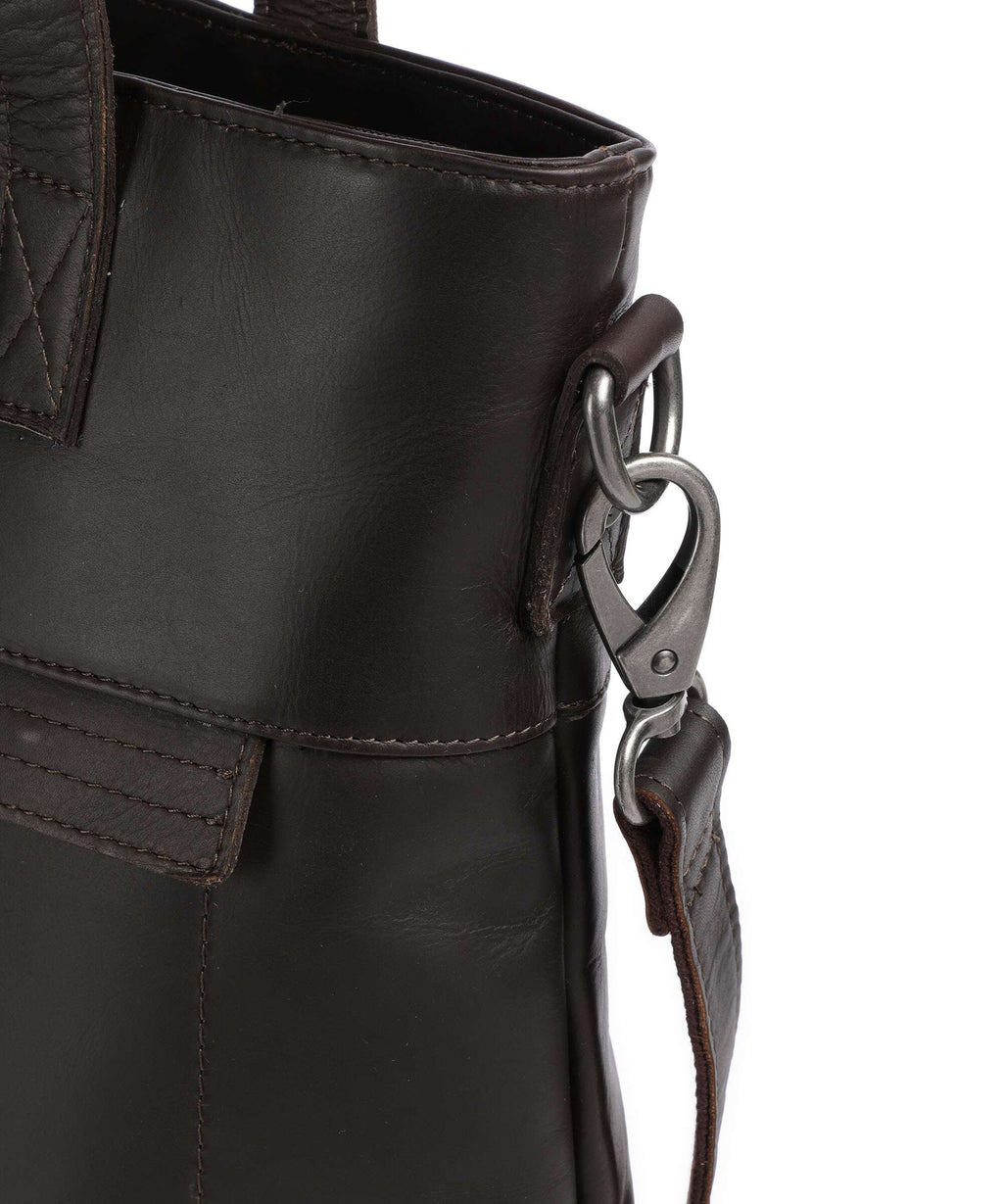 The Chesterfield Brand Wax Pull Up Cow Nunavik Tote bag brown