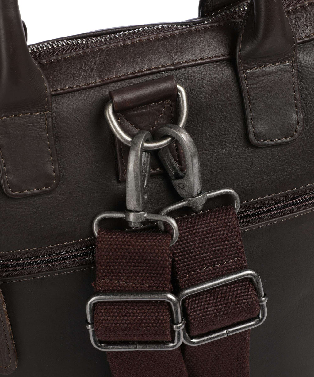 The Chesterfield Brand Wax Pull Up Cow Luisa Backpack bag brown