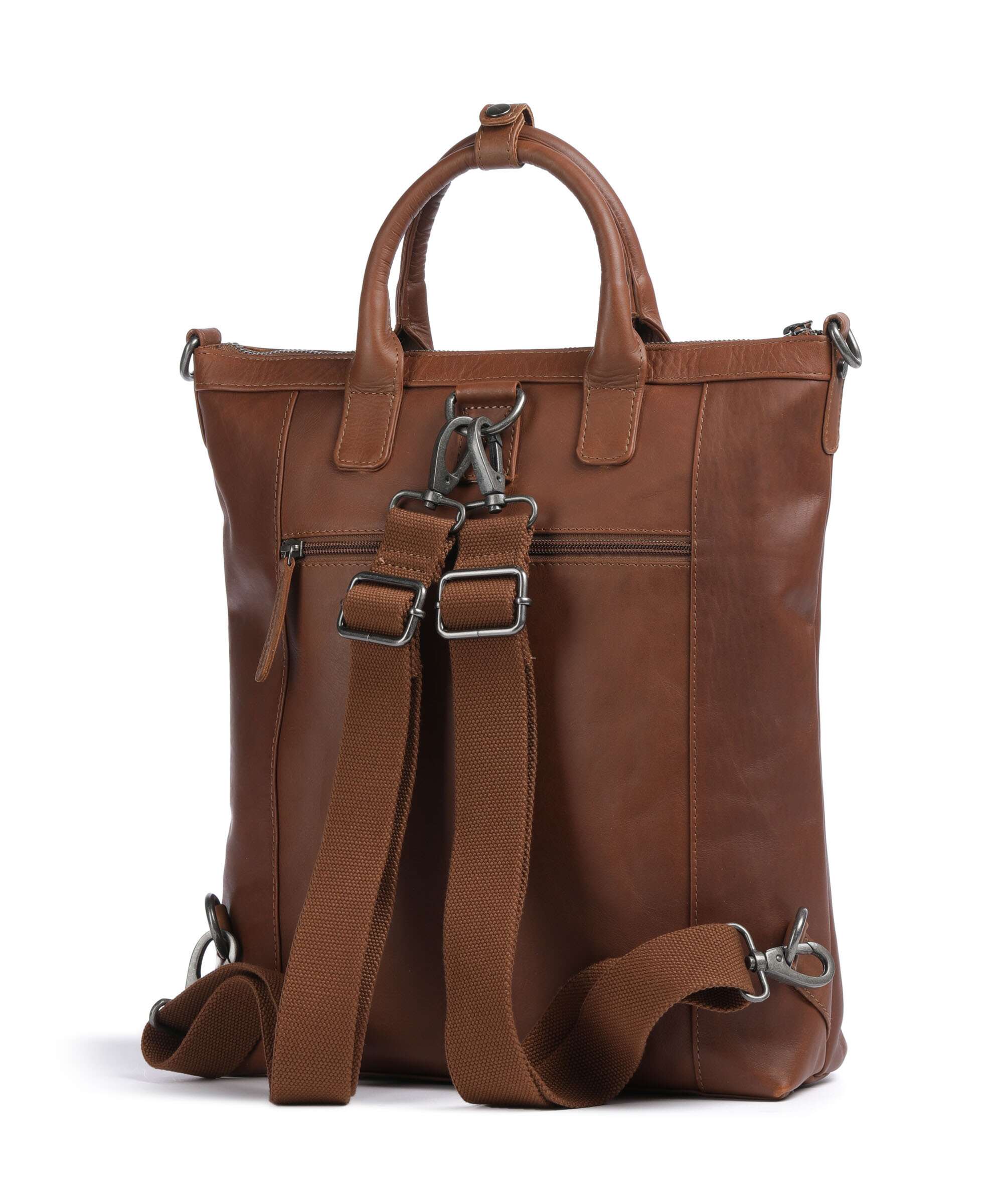 The Chesterfield Brand Wax Pull Up Cow Luisa Backpack bag cognac
