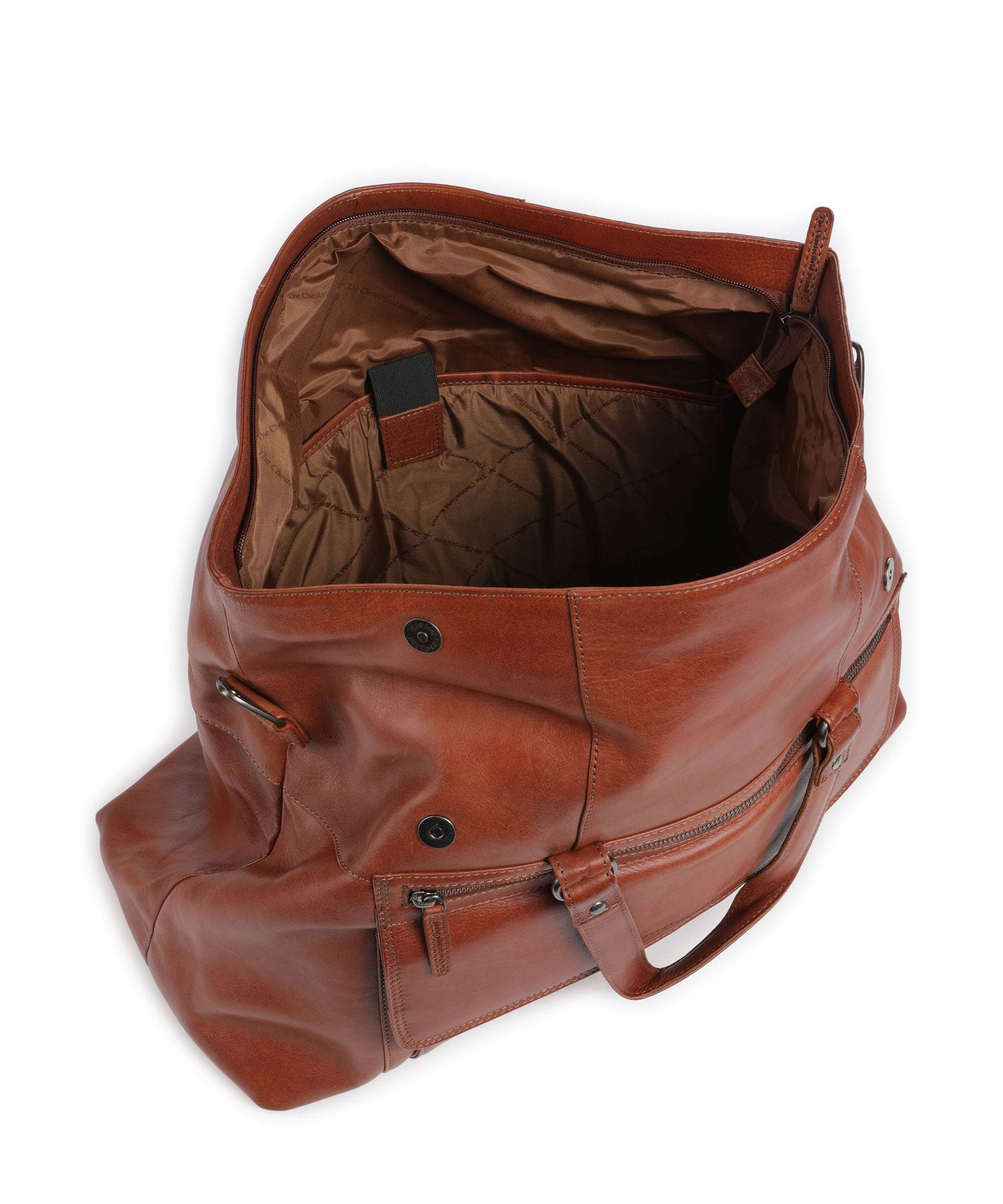 The Chesterfield Brand Novum Lazio Weekend bag cognac
