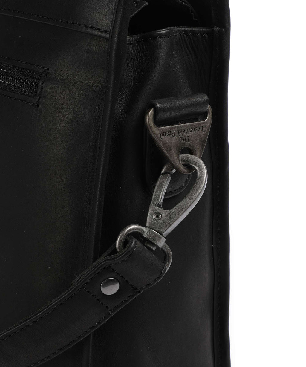 The Chesterfield Brand Wax Pull Up Cow Manly Tote bag black