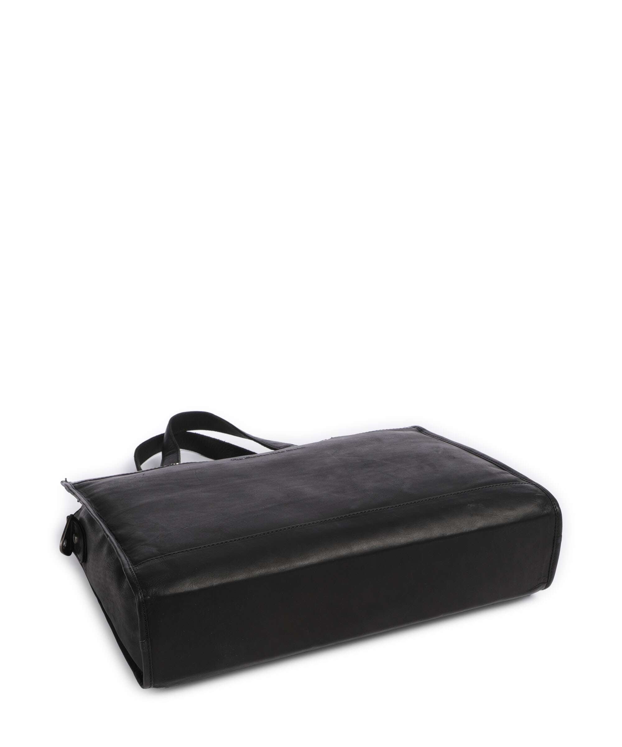 The Chesterfield Brand Wax Pull Up Cow Manly Tote bag black