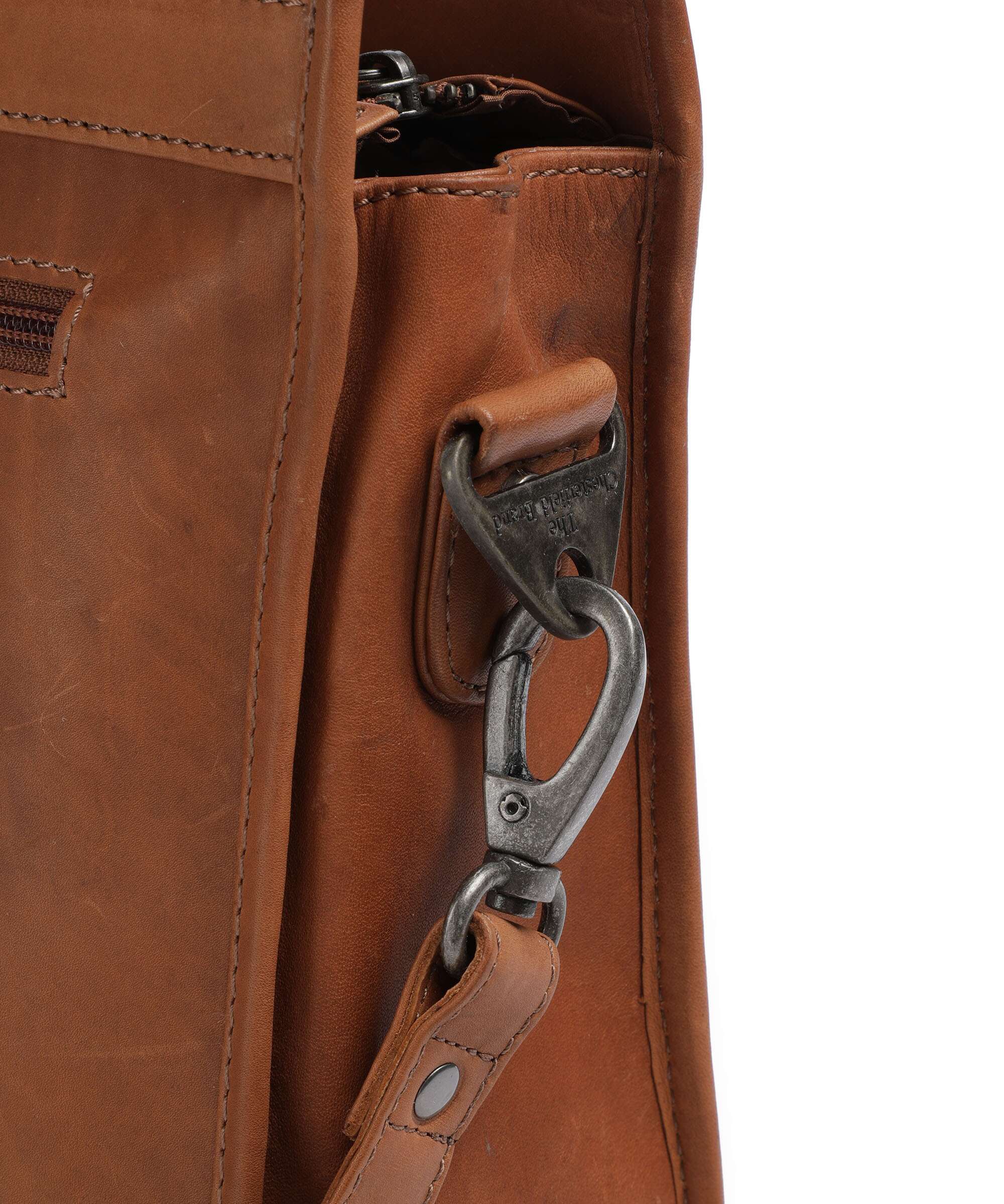 The Chesterfield Brand Wax Pull Up Cow Manly Tote bag cognac
