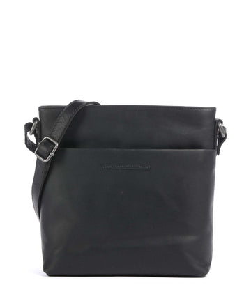 The Chesterfield Brand Wax Pull Up Cow Navene Olkalaukku black