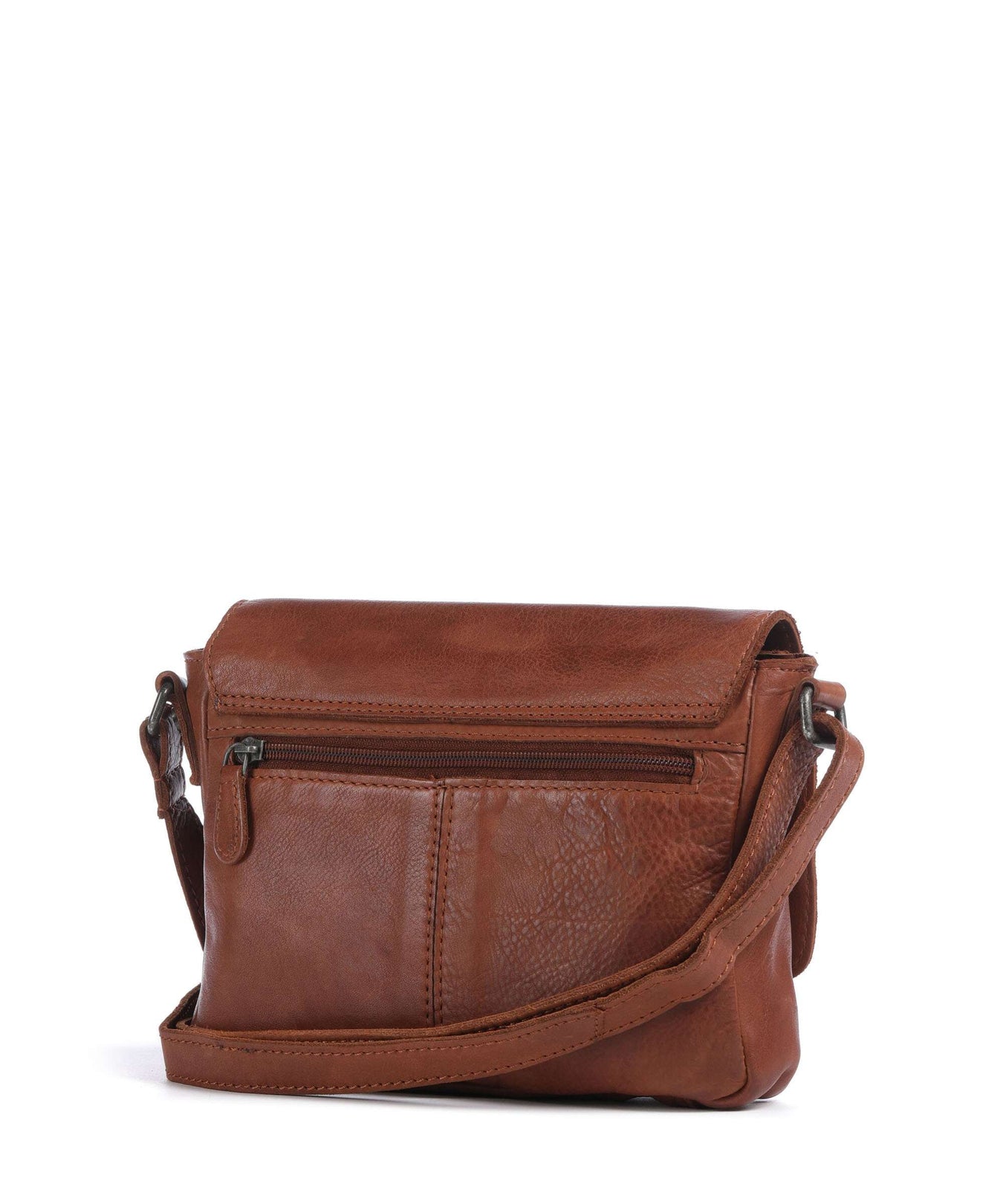 The Chesterfield Brand Washed Waxed Cow Ann Crossbody bag cognac